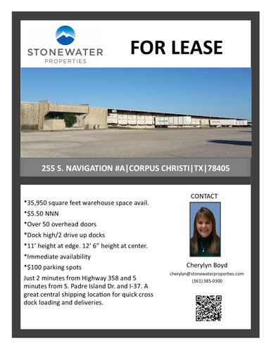 Navigation Warehouse A: 255 S Navigation, Corpus Christi, TX, 78405